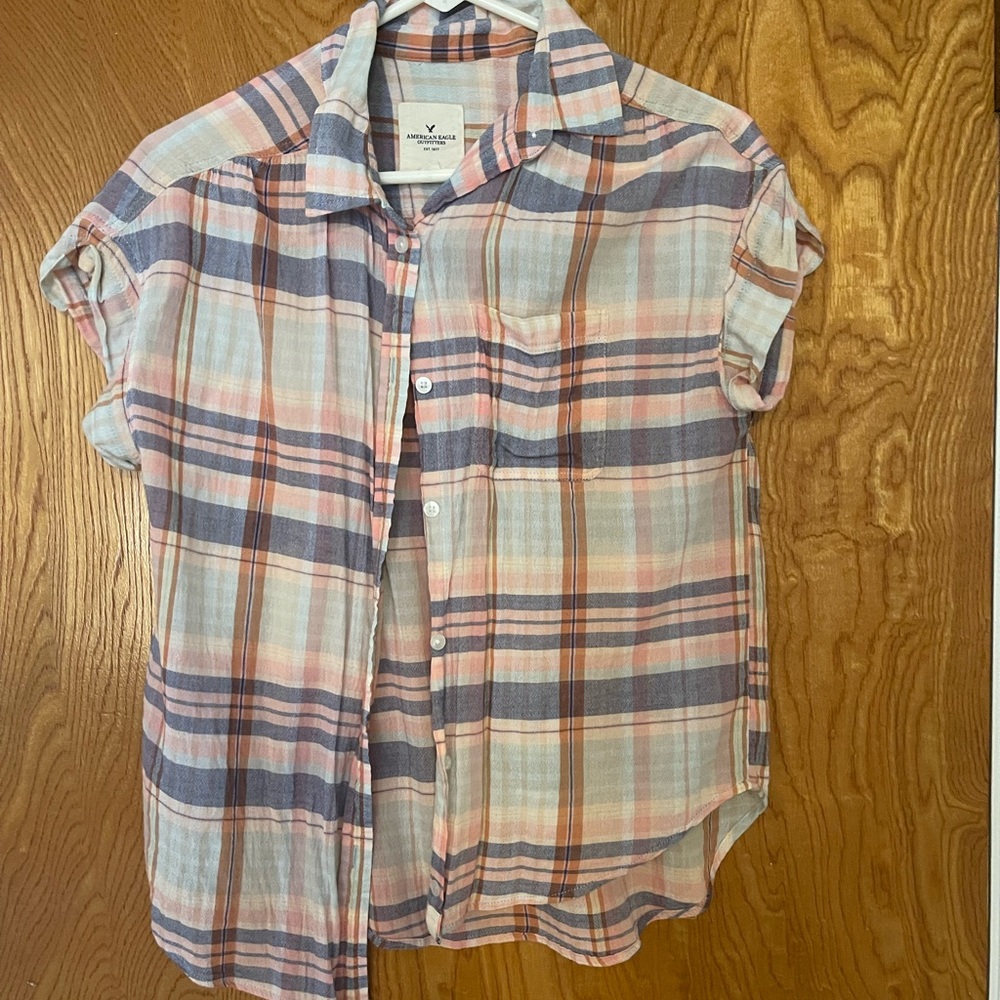 Short sleeve button down shirt